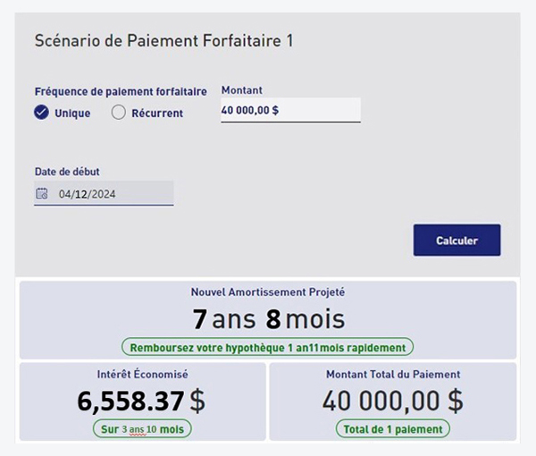 Comparaison des paiements forfaitaires d'Ida et Alan n°1