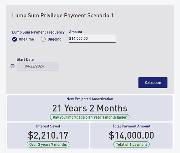 Ryan’s Lump Sum Payment Comparison #1